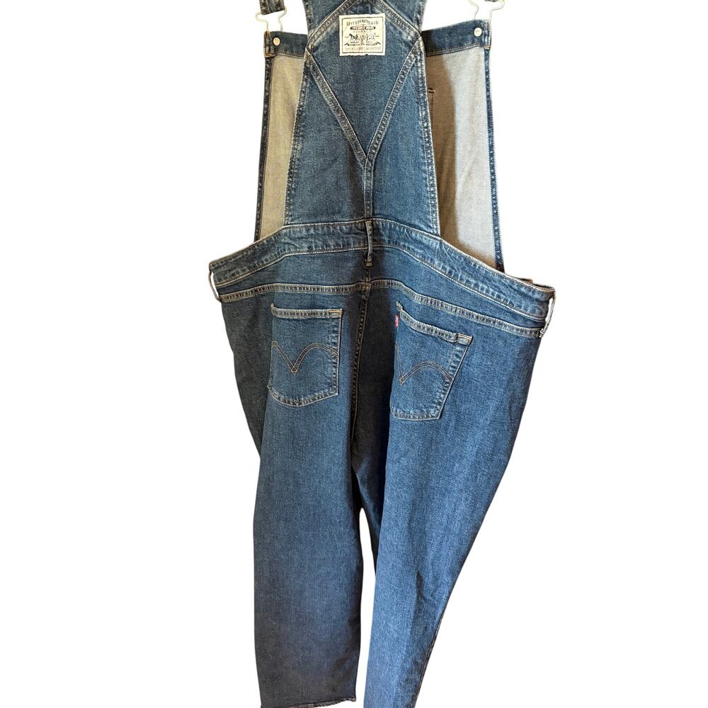 Levi’s Denim Bib Overalls Women’s Size 22W Read - Picture 2 of 9